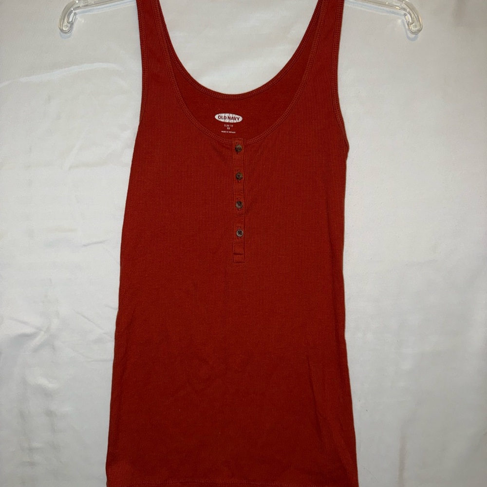 Old Navy Women's Red Tank Top